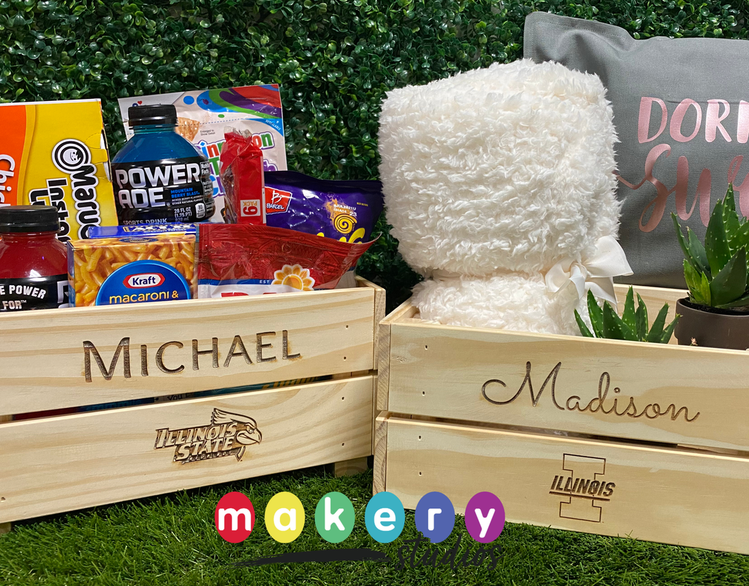 Personalized Graduation Crate
